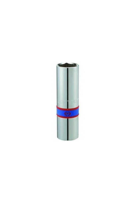 Головка свечная 1/2" 21мм 6гр. с резин. KING TONY (463521R)