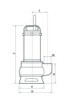 Фекальный насос Насосы+ WQD 15-15-1,5 F (4823072205625)
