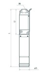 Скваженный насос Насосы+ 75QJD 122-0,55 (4823072201269)
