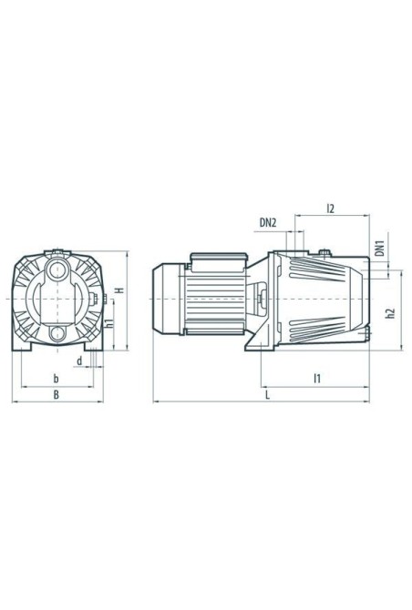 Поверхностный насос Насосы+ JET80B (4823072200156)