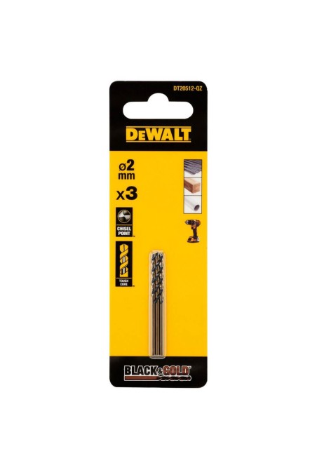 Сверло по металлу Black & Gold DeWALT DT20512 | Valeon