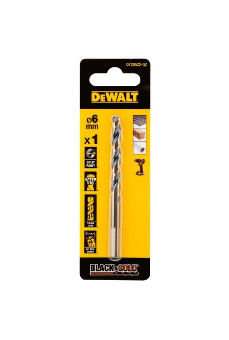 Сверло по металлу Black & Gold DeWALT DT20523 | Valeon