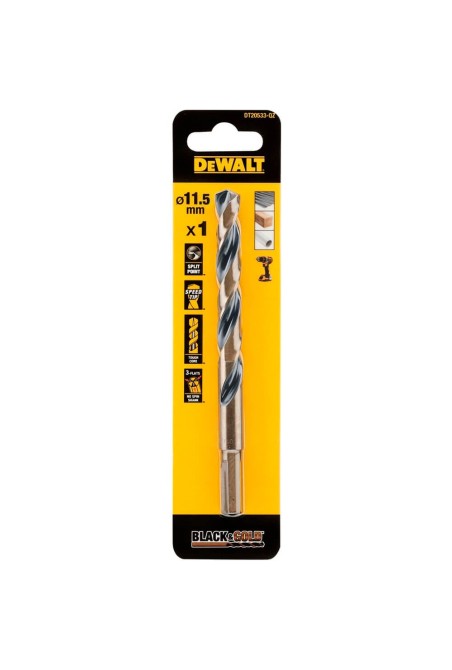 Metal drill bit Black & Gold DeWALT DT20533 | Valeon