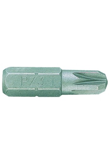 Бита торцевая 1/4" PZ3 L25 мм KING TONY (102503Z)