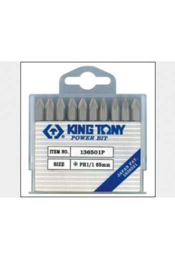 Бита двусторонняя 1/4" PH1хSL4.5 L60 мм KING TONY (1360451P)