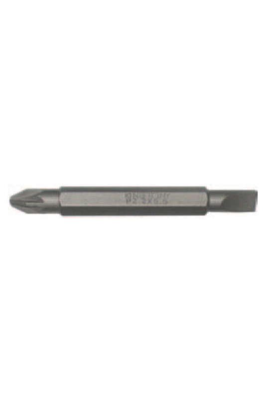 Біта двостороння 1/4" PH3хSL7.0 L-60 мм KING TONY (1360703P)