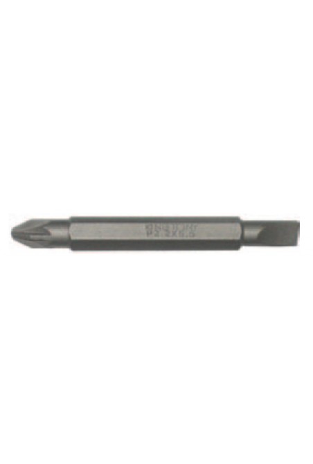 Біта двостороння 1/4" PH3хSL7.0 L-60 мм KING TONY (1360703P)