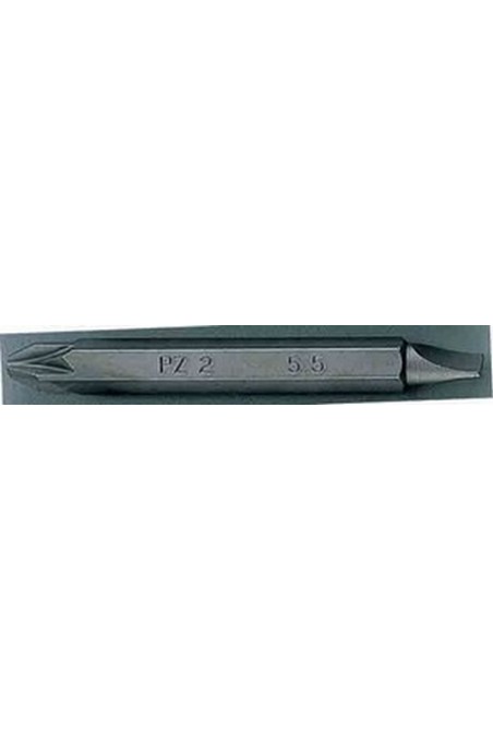 Біта двостороння 1/4" PZ3хSL7.0 L-60 мм KING TONY (1360703Z)