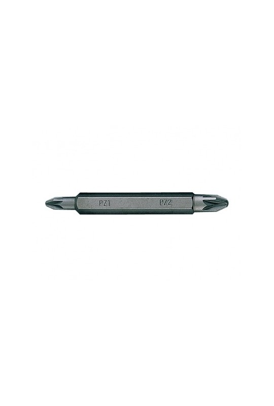 Бита двусторонняя 1/4" PZ1хPZ2 L60 мм KING TONY (1360012Z)