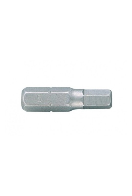 Бита торцевая HEX 1/4" H6х25 мм KING TONY (102506H)