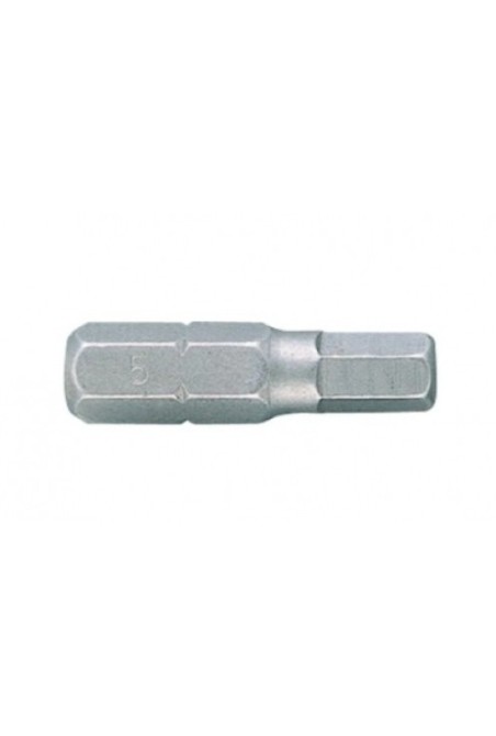 Бита торцевая HEX 1/4" H6х25 мм KING TONY (102506H)