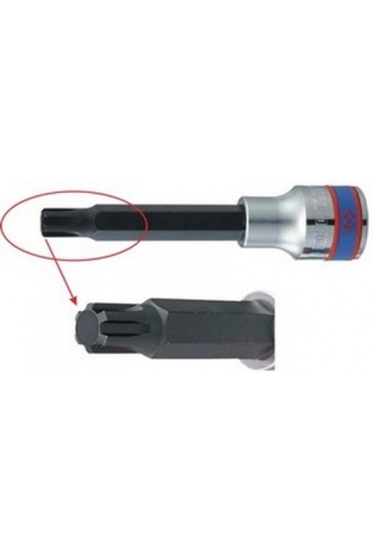 Бита в головке RIBE 1/2" М6х100 мм KING TONY (404906)