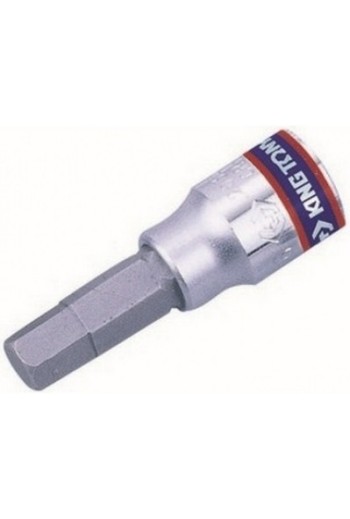 Бита в головке HEX 1/4" DR H8x37 мм KING TONY (203508)