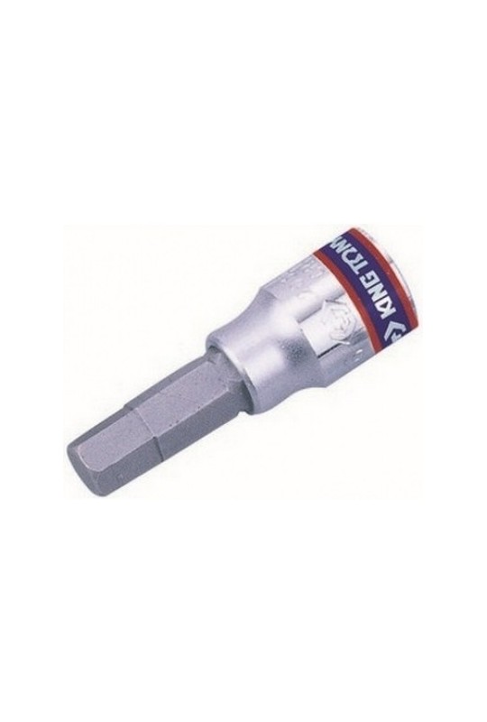 Бита в головке HEX 1/4" DR H8x37 мм KING TONY (203508)