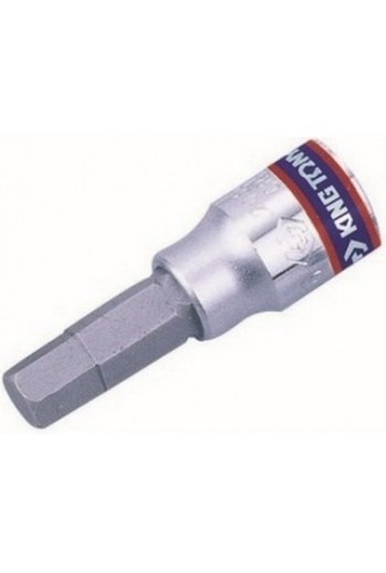 Бита в головке HEX 1/4" DR H10x37 мм KING TONY (203510)
