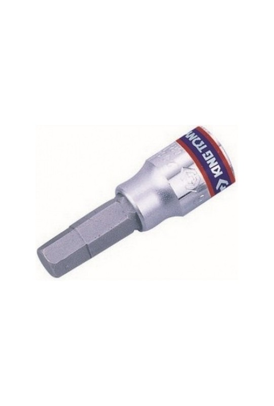 Бита в головке HEX 1/4" DR H10x37 мм KING TONY (203510)