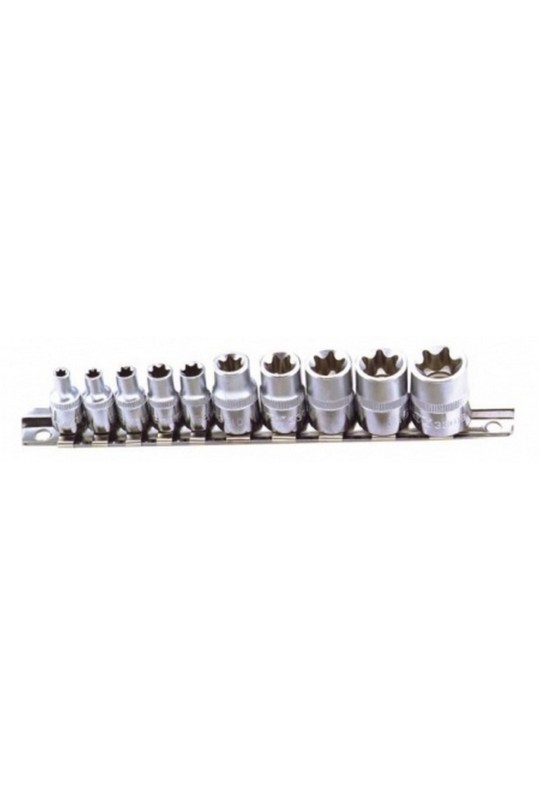 Набор головок TORX 1/4 и 3/8 Е4-Е18 JTC 3901