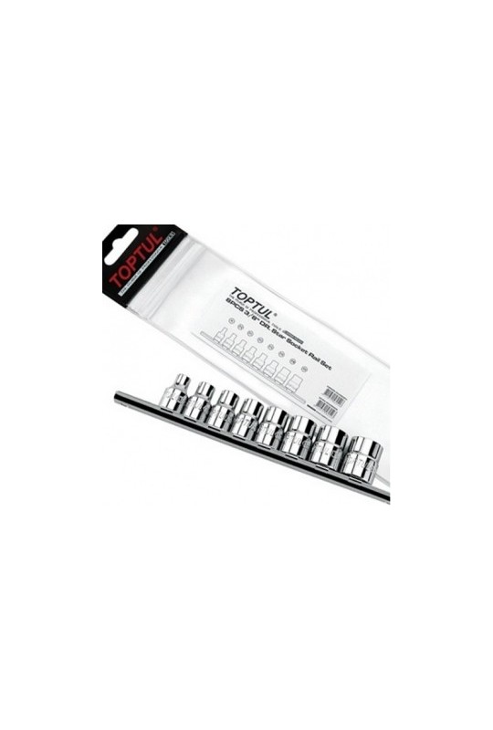 Набор головок TORX 3/8 E8-E20 8ед.(звезда Давида) TOPTUL GAAG0802