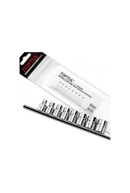 Набір головок TORX 3/8 E8-E20 8ед.(звезда Давида) TOPTUL GAAG0802