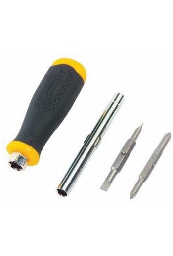 Отвертка STANLEY 6 Way со сменными битами