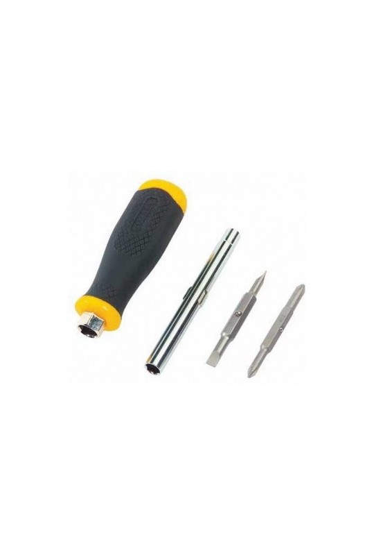 Отвертка STANLEY 6 Way со сменными битами