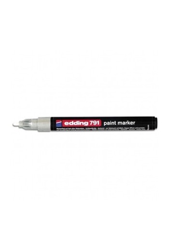 Маркер лаковий 1-2 мм (білий) Edding Paint 791 (e-791/11)