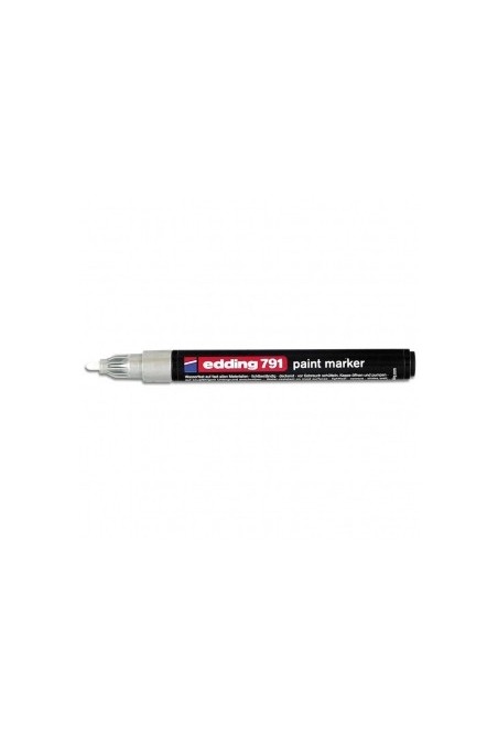 Маркер лаковий 1-2 мм (білий) Edding Paint 791 (e-791/11)