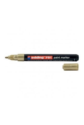 Маркер лаковий 1-2 мм (золотий) Edding Paint 791 (e-791/12)