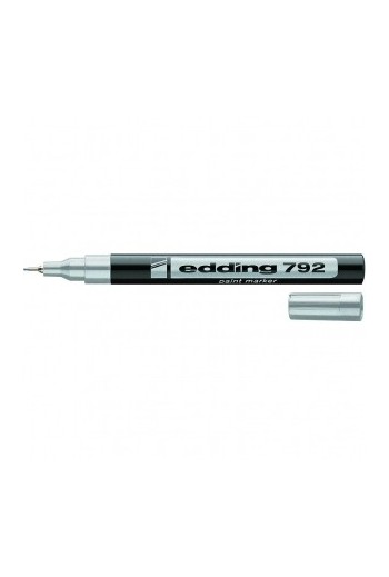 Маркер лаковый 0,8 мм (серебро) Edding Paint 792 (e-792/13)