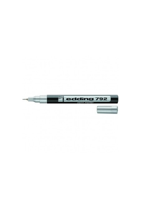 Маркер лаковый 0,8 мм (серебро) Edding Paint 792 (e-792/13)