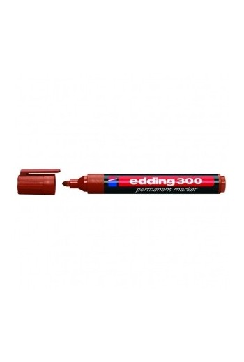 Маркер перманентний 1,5-3 мм (коричневий) Edding Permanent 300 (e-300/07)