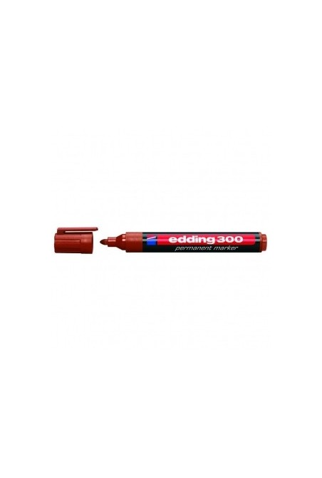 Маркер перманентний 1,5-3 мм (коричневий) Edding Permanent 300 (e-300/07)