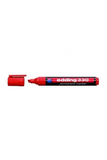 Маркер перманентний 1-5 мм (червоний) Edding Permanent 330 (e-330/02)