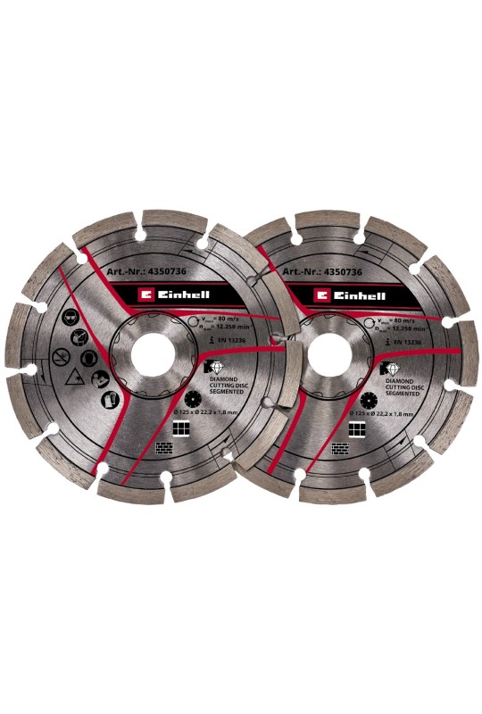 Диски для бороздодела Einhell 125х22.2 мм, 2 шт. | Valeon