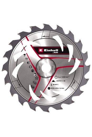 Пильный диск Einhell, 150х16 мм, 20Т | Valeon