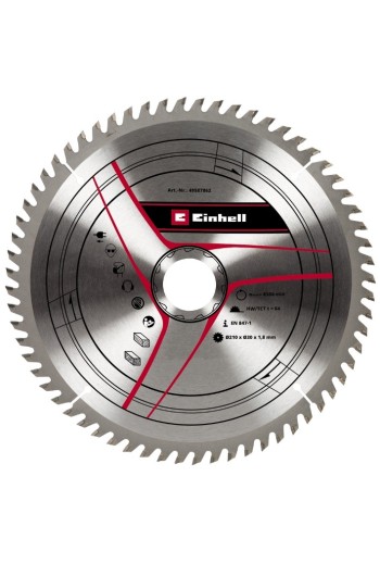 Saw disc Einhell, 210x30 mm, T64 | Valeon