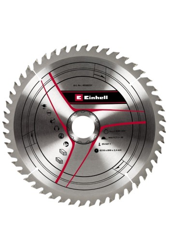 Пильный диск Einhell, 216х30 мм, T48 | Valeon
