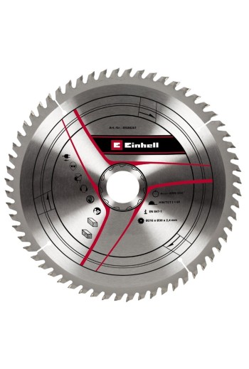 Saw disc Einhell, 216x30 mm, T60 | Valeon