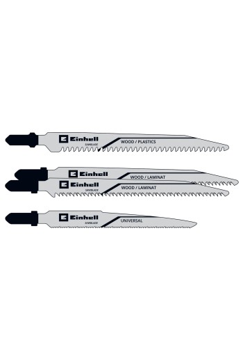 Set blades Einhell for jigsaws, 4 pcs. | Valeon