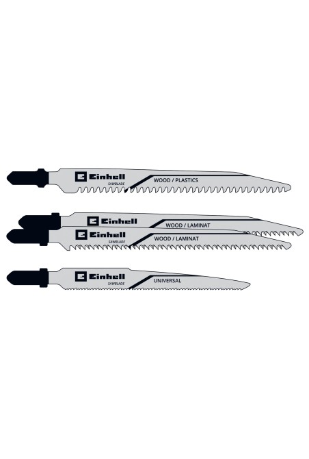 Set blades Einhell for jigsaws, 4 pcs. | Valeon
