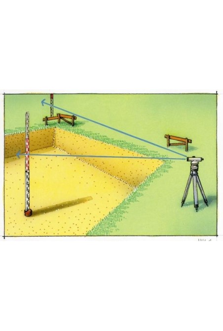 Нивелирная рейка 4м LASERLINER Teleskop-Nivellierlatte 4m (080.42)