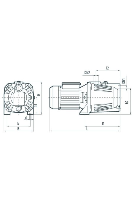 Поверхностный насос Насосы+ JET110B (4823072200163)