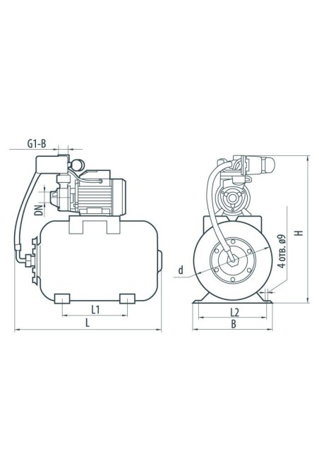 Насосная станция Sprut AUQB 60/24L (4823072204611)