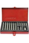 Набор бит c адаптером TORX 1/2" Т20-Т55 (15 ед.) KING TONY (1015PQ)