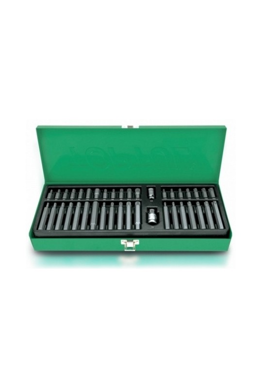 Набор бит 10мм HEX,TORX,SPLINE 40ед. TOPTUL GAAD4002