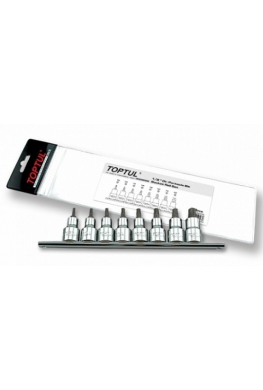 Набір біт 10мм HEX,TORX,SPLINE 40ед. TOPTUL GAAD4002