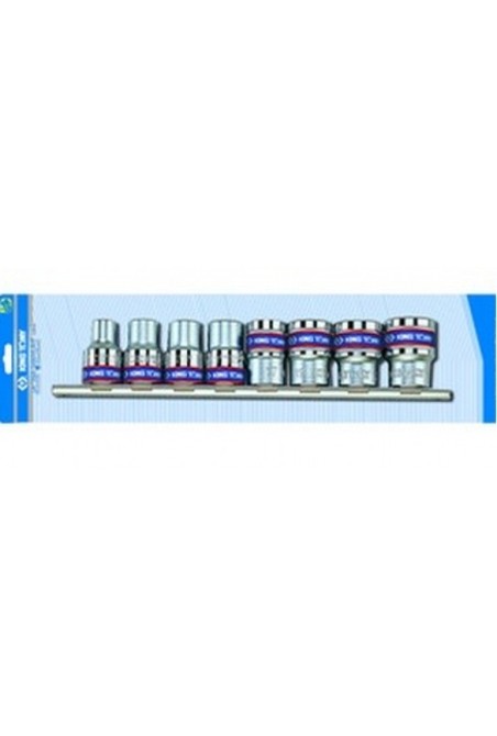 Набір Е-головок 3/8" і 1/2" (Е4-Е11-Е20) 12 пр. КІНГ ТОНІ (7113PR)