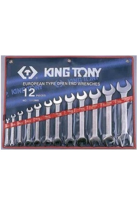 Набор ключей рожковых 6-32 мм (12 ед.) KING TONY (1112MR)