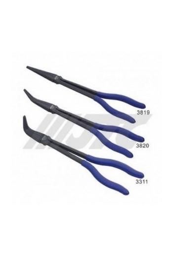 Long-nose pliers with extended rukoyatkami 275mm., straight JTC 3819 | Valeon