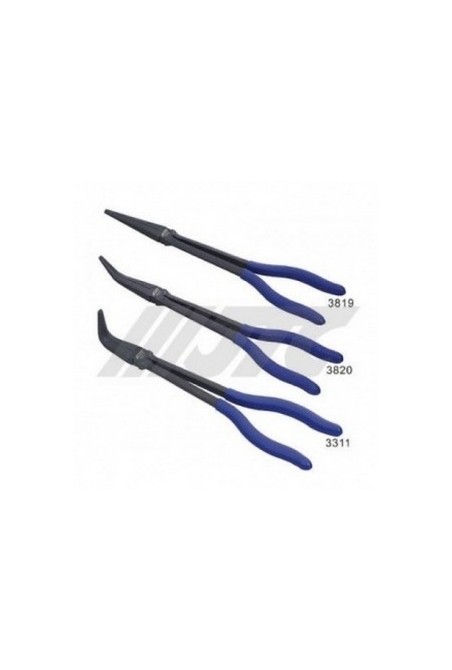 Long-nose pliers with extended rukoyatkami 275mm., straight JTC 3819 | Valeon